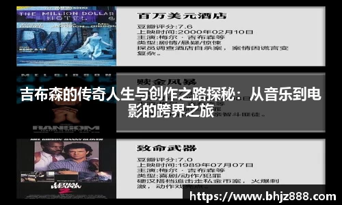 吉布森的传奇人生与创作之路探秘：从音乐到电影的跨界之旅